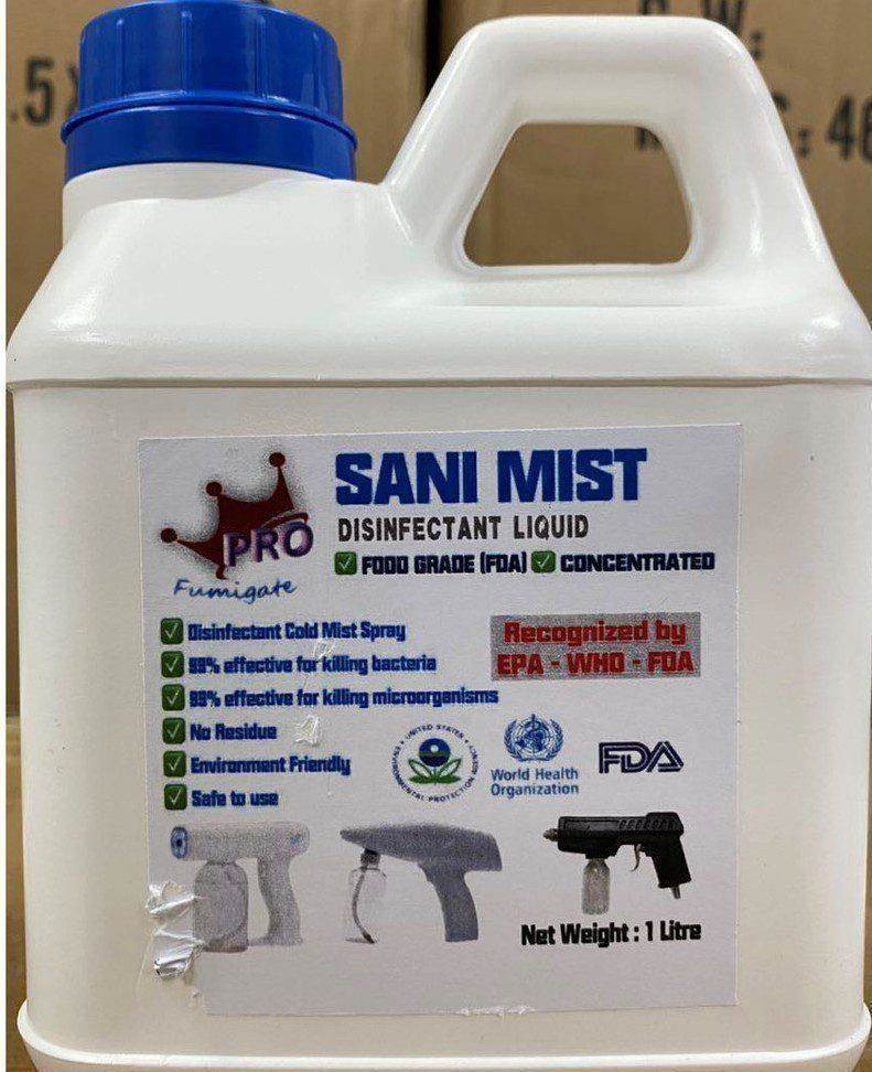Mist liquid sani disinfectant SANI